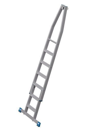Krause Steckleiter aus Aluminium, 2-teiliges Set, 7 Stufen, 307653