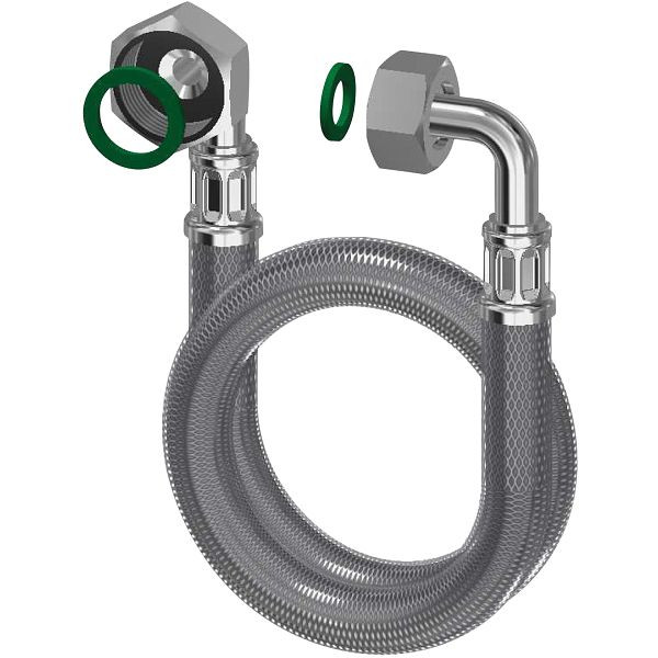 KWC Schlauch, G3/4xG1/2, 200 mm, DN10, S-Form, 2030004881