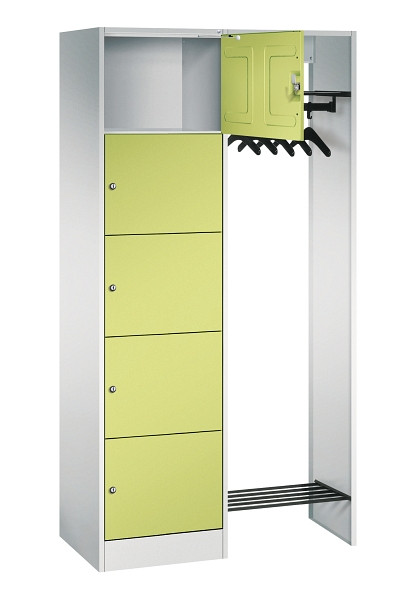 C+P Offene Garderobe Serie 8070, H1950xB960xT480mm, 7035/0024, 82700-00 S10131