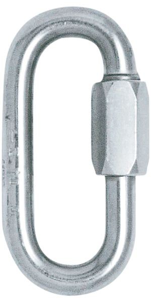 Skylotec Karabinerhaken Schraubglied 8 mm VA OVAL LINK 8 VA, Edelstahl V2A, oval, 26 kN, H-048-8-VA