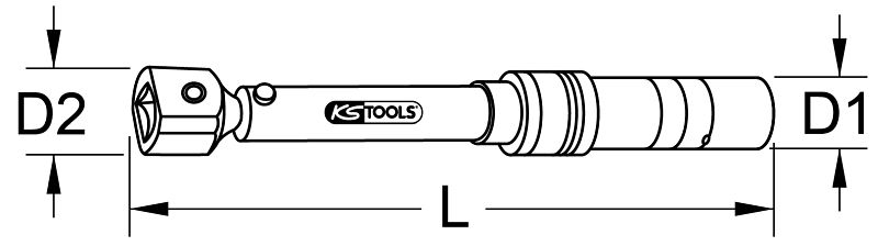 KS TOOLS 516.2513 9x12mm Einsteck-Ringschlüssel offen, 13mm