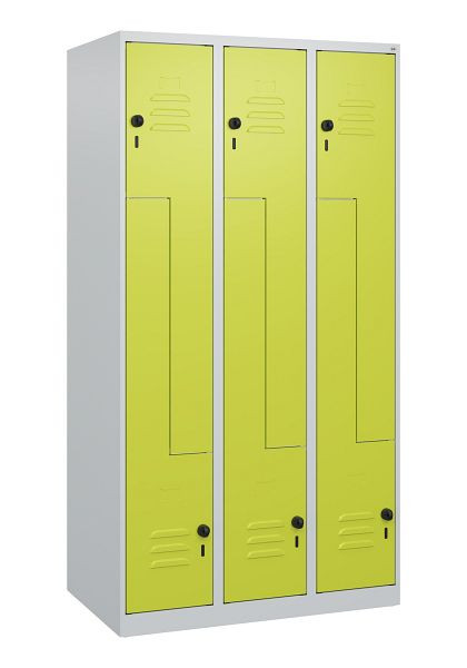 C+P Z-Spind Classic PLUS, 6 Abteile, 1700x900x500mm, 7035/0024, Drehriegel, 0800037-306 S10028