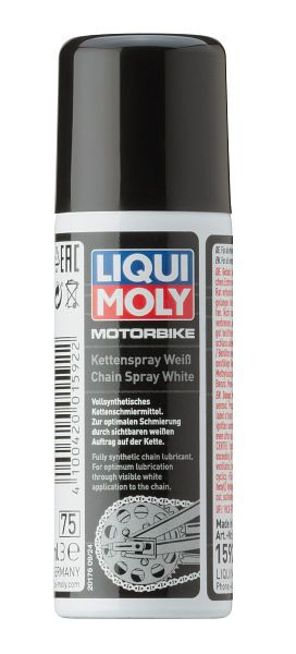 LIQUI MOLY Motorbike Kettenspray weiß, Dose Aerosol, VE: 0,05 Liter, 1592