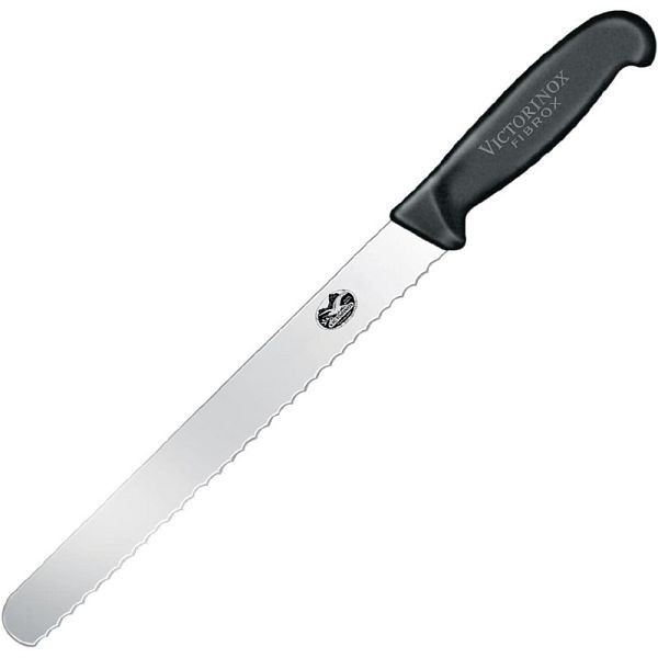 Victorinox Fibrox Fleischmesser Wellenschliff mit stumpfer Spitze 35,5cm, C684