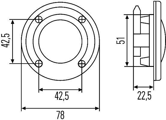 HELLA Schalter, Druckbetätigung, 24V, Hubwerk ab/Wechselschalter, manuell (Fußbetätigung), Kabel: 500mm, Farbe: grün, 6EJ 996 067-611