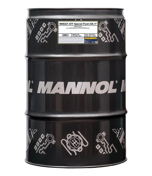 MANNOL Getriebeöl 8221 ATF Special Fluid 236.17, VE: 208 l, MN8221-DR