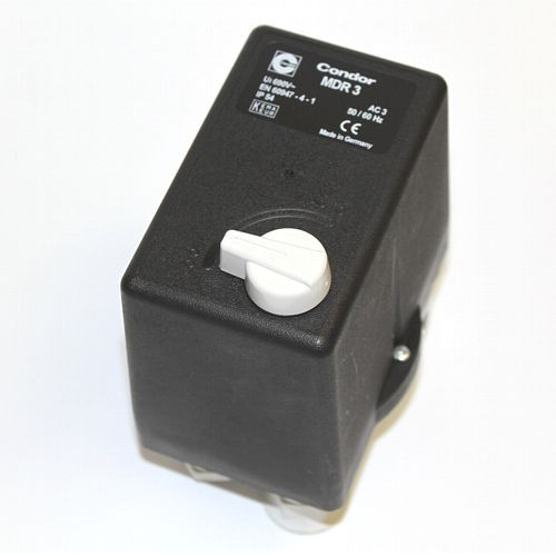 AEROTEC Druckschalter MDR3 - 400 V - 10 bar - 4-6,3 A - 3/8 Zoll IG - 3 Abgänge 1/4 Zoll IG, 25590020