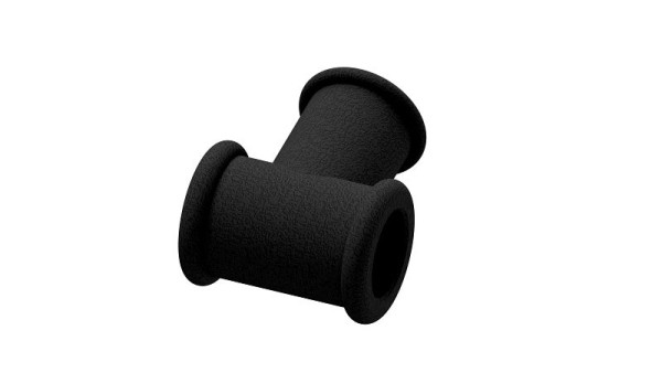 Ulmia T-Stück Größe T4 - schwarz, für Modell 2, 3, 4 und 5, 01.9025-1, 4044637197784