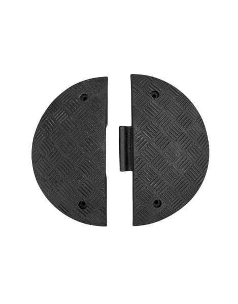 Ri-Traffic Temposchwelle element, Endstück schwarz, Höhe 7 cm, weiblich, 12-1007-08V