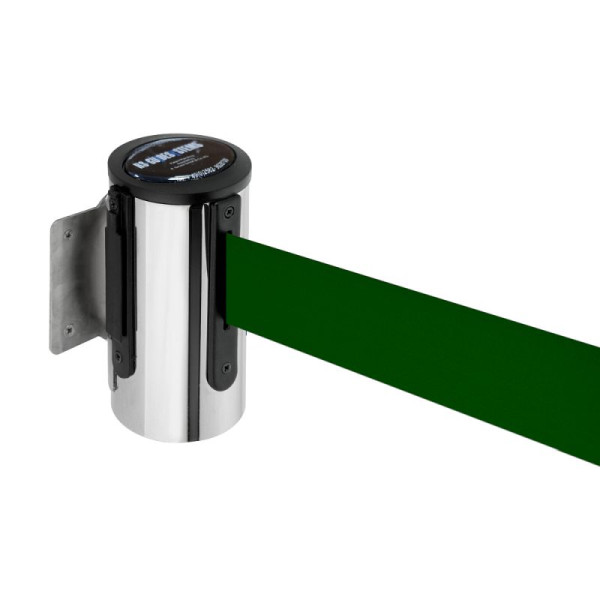 Stein HGS Wandgurtkassette -P-Line Future-, chrom, dunkelgrün, mit Sicherheitsverschluss (selbstlösend), 12850g-1003