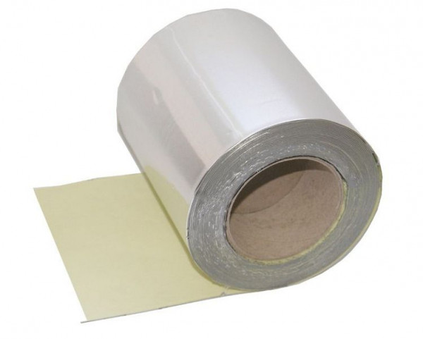 Vebatec Blitz Butyl Reparaturband Aluminium-glänzend 150mm x 10m, 019