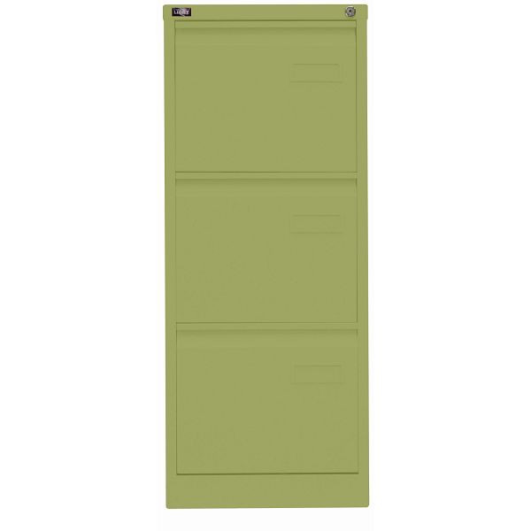 Bisley LIGHT Hängeregistraturschrank LIGHT, einbahnig, 3 HR-Schubladen, 604 grün, IPCCA13604