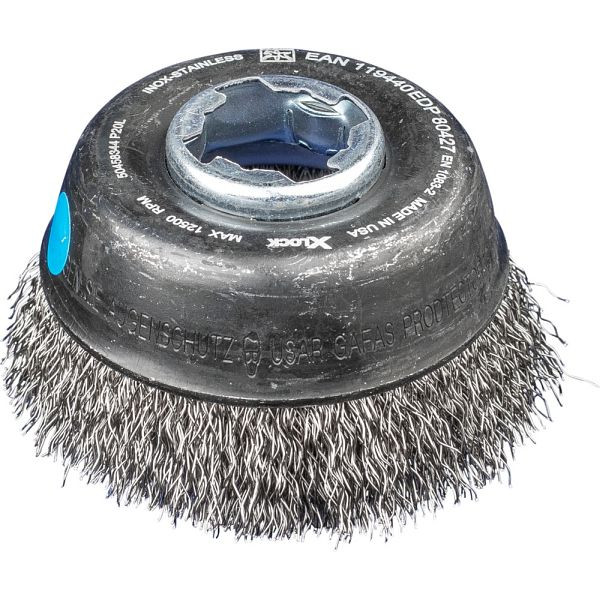 Pferd Topfbürste mit Gewinde, ungezopft POS TBU 75/X-LOCK INOX 0,30, 43469007