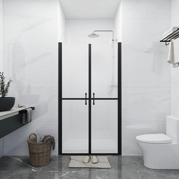 vidaXL Duschtür Matt ESG (83-86)x190 cm, Aluminium, 150841