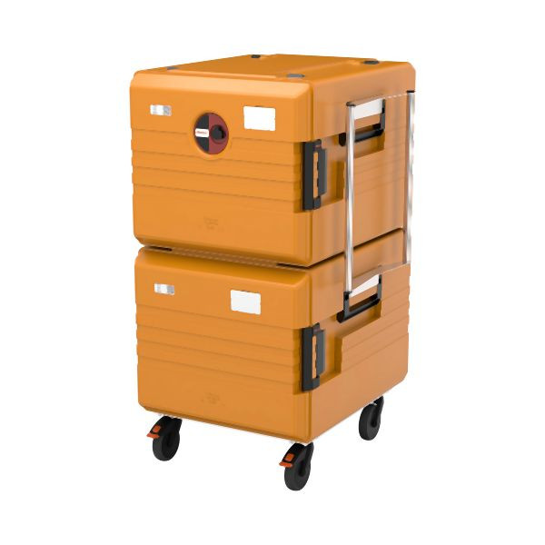 Rieber thermoport® Frontlader, stapelbar K 2x6000 A-FLAT unbeheizt&beheizt-orange, 85020823