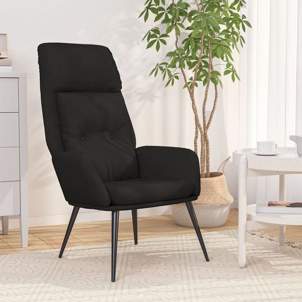 vidaXL Relaxsessel Schwarz Wildleder-Optik, Top-Qualität, 341283