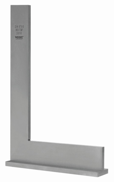 Vogel Germany Kontrollwinkel DIN 875, GG 0, 75 x 50 mm, mit Anschlag, rostfrei, 310101