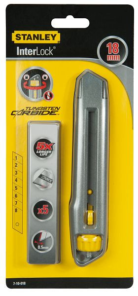 Stanley Cutter Interlock 18mm Carbide-Klingen, 7-10-018