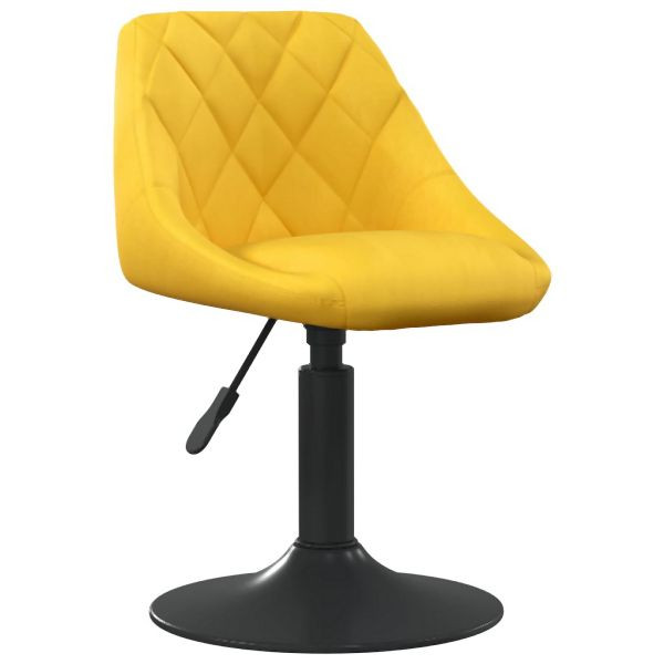 vidaXL Esszimmerstuhl Senfgelb Samt, stilvolles Design, 3088820