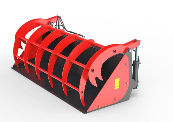 Wematik Greifschaufel mit Euroaufnahme, kompatibel mit verschiedensten Trägerfahrzeugen, WBZ17.4