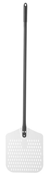 Hendi Pizzaschaufel quadratisch, Aluminium, perforiert, 310x350x1350mm, 617137