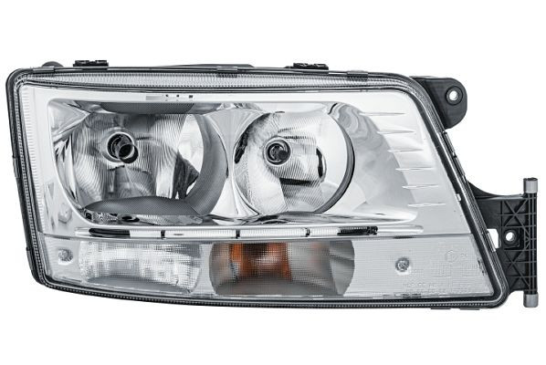 HELLA Halogen/LED-Hauptscheinwerfer, für u.a. MAN TGX/TGS, ECE, für Rechtsverkehr, rechts, 1EH 354 987-161