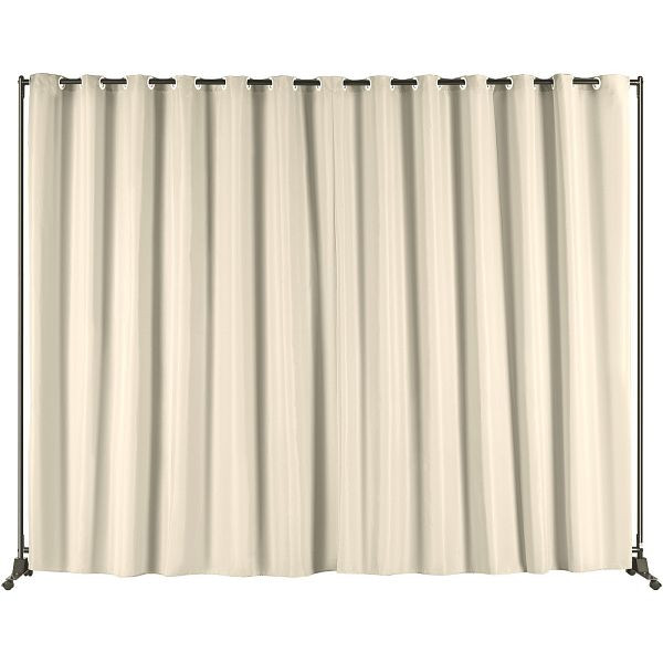 VEVOR 301 x 30 x 240,5 cm Paravent Mobiler Raumteiler, Freistehende Sichtschutzwand Raumteiler Stellwand Trennwand Sichtschutz, BLP196120INCH6O2HV0