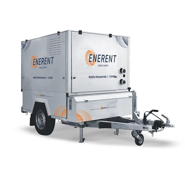 ENERENT Heizanhänger 100kW, Heizmobil, mobile Heizzentrale, ERHMO100