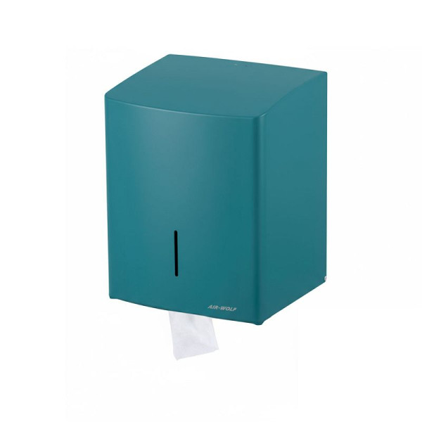 Air Wolf Rollenhandtuchspender, blau-grün RAL 5021, 60-336
