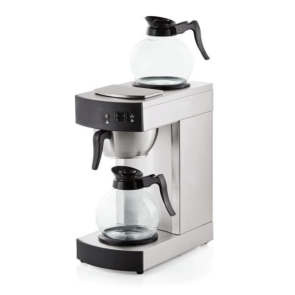 WAS Kaffeemaschine, 1,8 Liter, 36 x 19,5 x 42,5 cm, Chromnickelstahl, 2600180