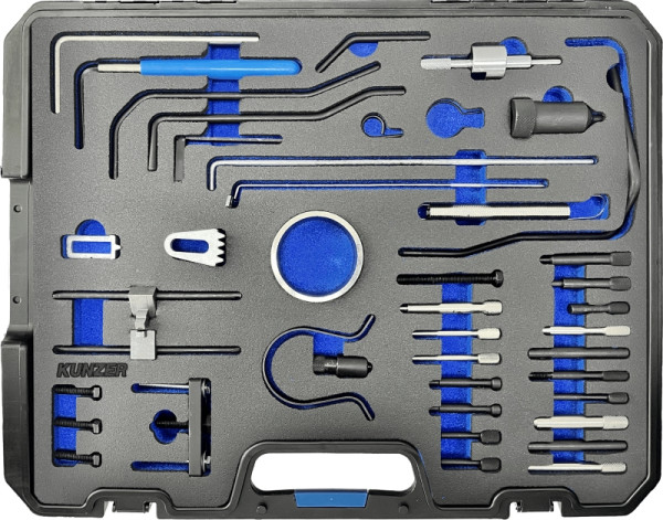Kunzer Motor-Einstellwerkzeugsatz PSA / CITROËN / PEUGEOT Für 1.1, 1.4, 1.6, 1.8, 1.9, 2.0 & 2.2 Benzinmotoren, 77M601