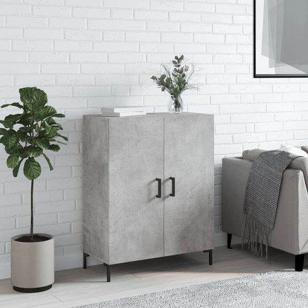 vidaXL Sideboard Betongrau 69,5x34x90 cm Holzwerkstoff, 827728