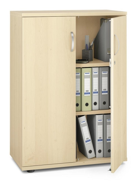 Deskin Flügeltürenschrank MULTI M pro, Dekor: Ahorndekor, BxHxT: 800 x 1140 x 420 mm, 250301