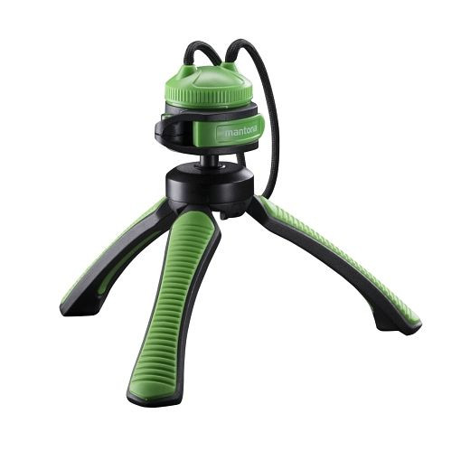 Mantona kaleido Gaia Tisch- und Handstativ lime green, 1021407