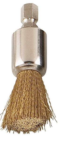 KS Tools Pinselbürste mit gewelltem Messingdraht, 152.1384