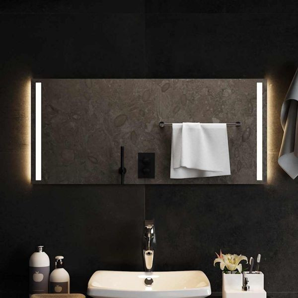 vidaXL LED-Badspiegel 90x40 cm, 151750, 8720286876749
