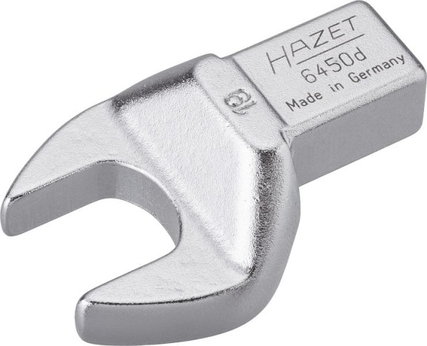 Hazet Einsteck-Maulschlüssel, Einsteck-Vierkant 14 x 18 mm, Außen-Sechskant Profil, 19 mm, 6450D-19