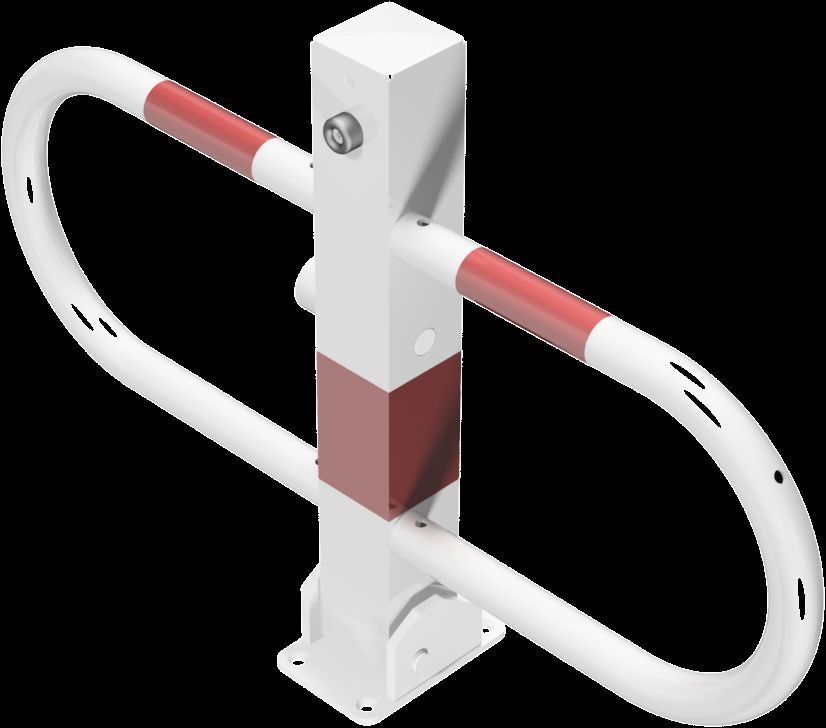 Elektrische Parkplatzsperre Mit Fernbedienung - Klapppfosten Mit Alarm