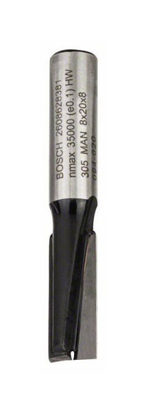 Bosch Nutfräser, 8 mm, D1 8 mm, L 19,6 mm, G 51 mm, 2608628381