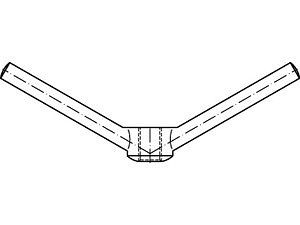 Knebelmuttern DIN 80701 Messing M 20 VE=S