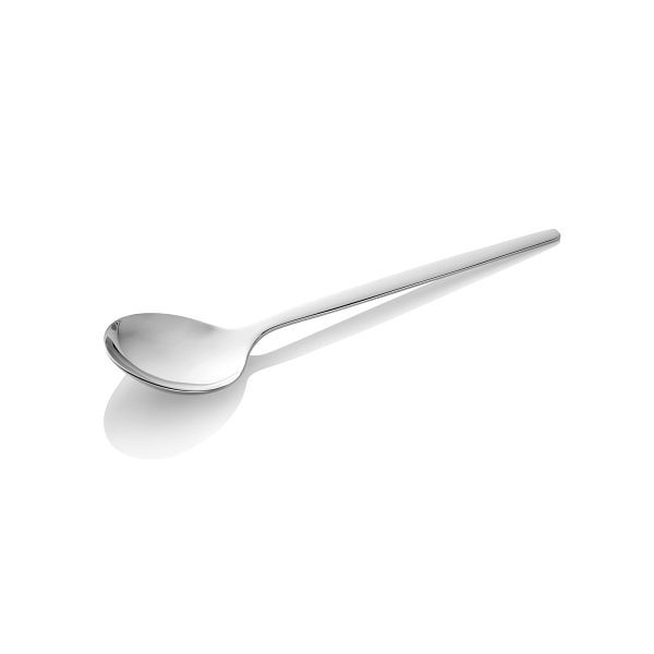 WAS Suppenlöffel Set ALEX SILVER, Edelstahl poliert, 18 cm, Chromnickelstahl 18/10, VE: 12 Stück, 1612408