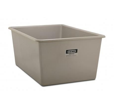 Cemo Rechteckbehälter 550l grau, Maße: 132 x 97 x 63 cm, Standard, 1163, 4052886109861