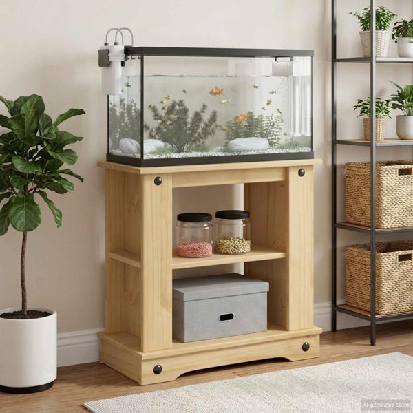 vidaXL Aquariumständer CORONA Braun 60 x 30 x 60 cm 150 kg, 42034031