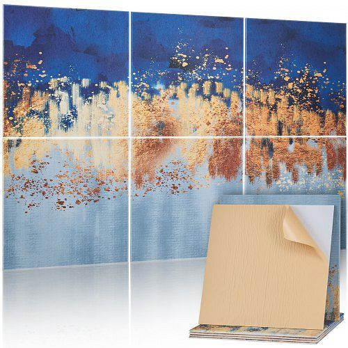 VEVOR 6er-Pack Akustikpaneele, 1800x1200x10 mm, selbstklebend, für Zuhause, Büro, Studio, Spielzimmer, Theater, JZGYBWYH6060ZCBON001V0