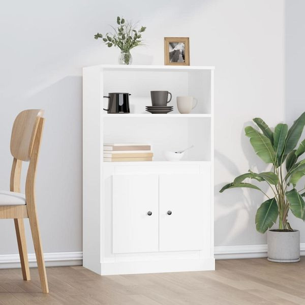vidaXL Highboard Weiß 60x35,5x103,5 cm Holzwerkstoff, 816312