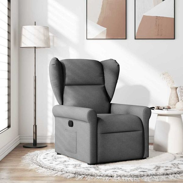 vidaXL Relaxsessel Dunkelgrau Stoff, 4015657, 8721158336637