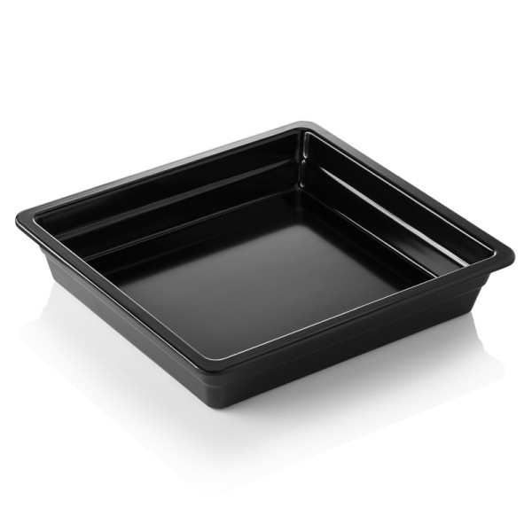 WAS GN Behälter GN 65 BLACK 2/3-065 mm, schwarz, Melamin, 6523066