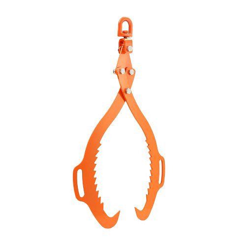 VEVOR Forstzange 710-812 mm, 2 Krallen, Stahl, 700 kg, gezahntes Klauendesign, Holzgreifer für LKW, Traktoren, Trolleys, YMBYQ32YC2ZKPHHI0V0