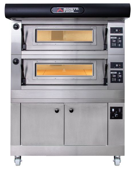 MORETTI Elektro-Pizzaofen serieP P80E, Standgerät, für Pizzen / Pizzableche, 493400319300