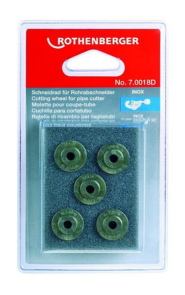 Rothenberger Schneidrad für TC 30, Inox, 5 Stück, 070018D